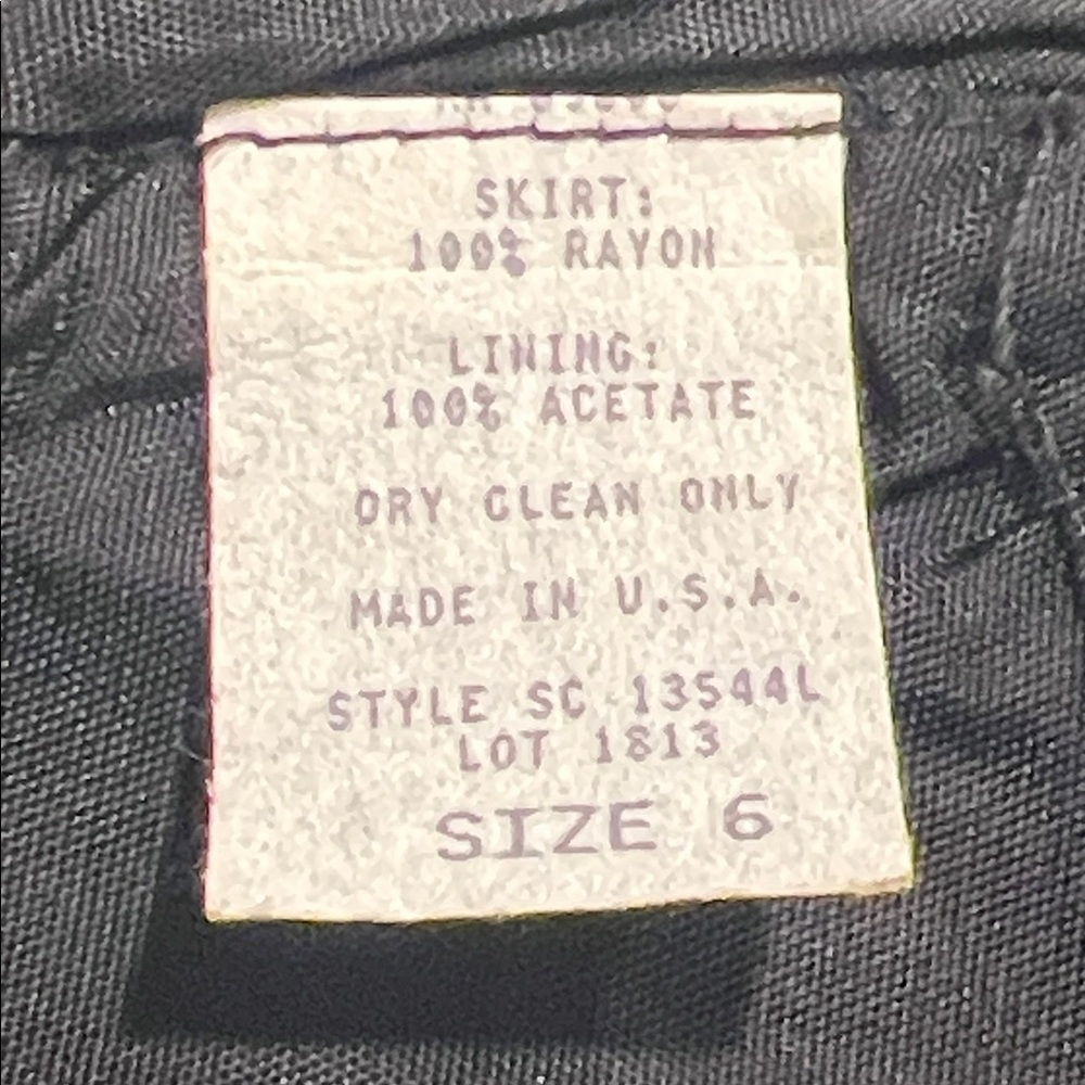 Forenza Black and White Diamond Pattern Mini Skirt size 6 - Picture 7 of 9